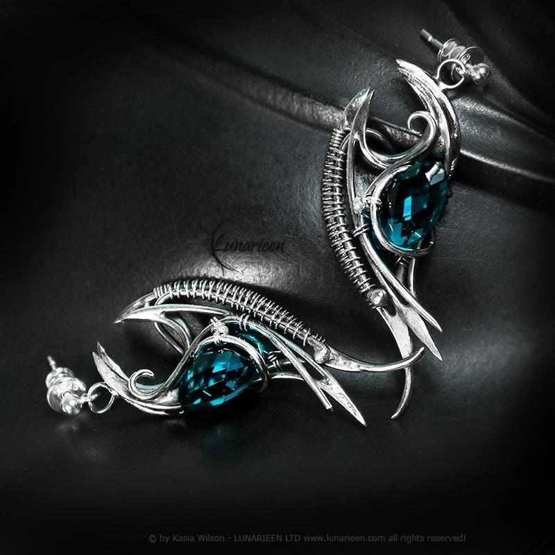 Orecchino Alchemy Sophia Serpent | E403 - Alchemy England Orecchino Alchemy Sophia Serpent | E403 - Alchemy England